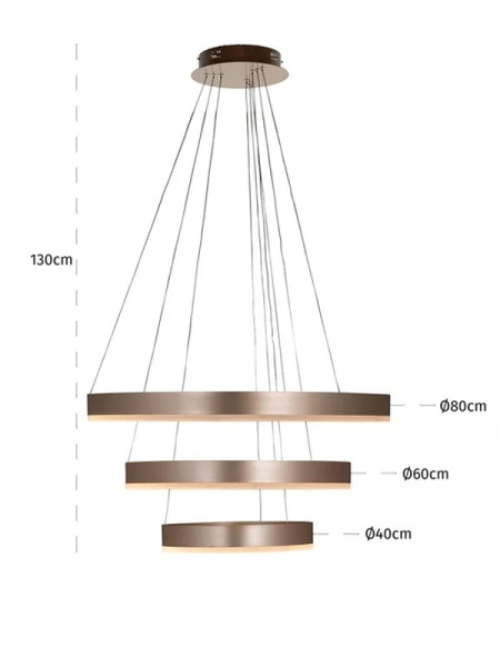 Люстра Jenna gold Ø80cm (арт.HL-0121) Richmond