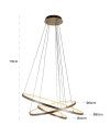 Люстра Amira gold Ø80cm (арт.HL-0124) Richmond