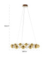 Hanging lamp Chanda gold Ø87cm (арт.HL-0133) Richmond