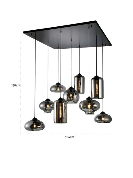 Люстра Axelle black 105x105cm (арт.HL-0134) Richmond