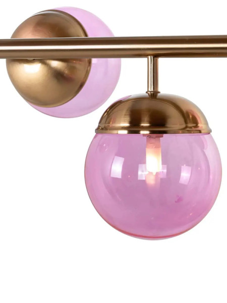 Hanging lamp Bente pink L108cm (арт.HL-0144) Richmond