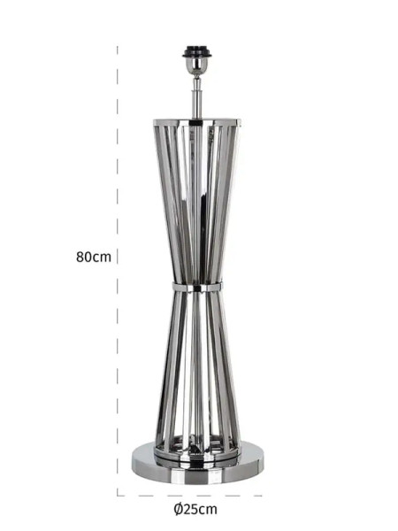 Настільна лампа Jaina silver H80cm (арт.LB-0114) Richmond