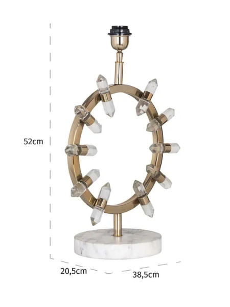 Настольная лампа Silke gold H52cm (арт.LB-0124) Richmond