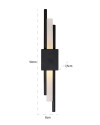 Бра Mylas black H50cm (арт.ML-0011) Richmond