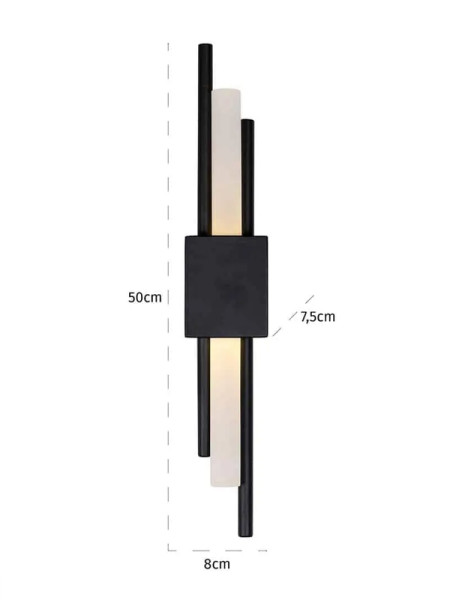 Бра Mylas black H50cm (арт.ML-0011) Richmond