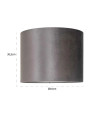 Абажур Antracite cilinder M Ø40cm (арт.LK-0051) Richmond