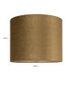 Абажур Addy gold velvet XL Ø50cm (арт.LK-0055) Richmond