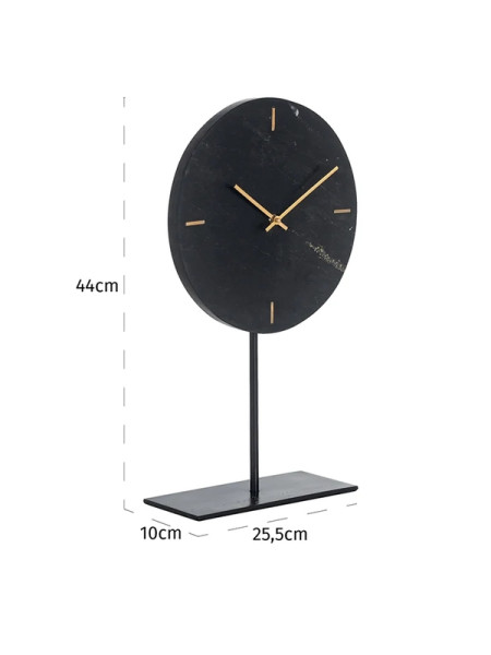 Настольные часы Brett black H44cm (арт.KK-0096) Richmond