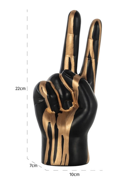 Статуэтка Hand Peace H23cm (арт.AD-0042) Richmond
