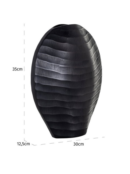 Vase Gina black H35cm (арт.VA-0191) Richmond