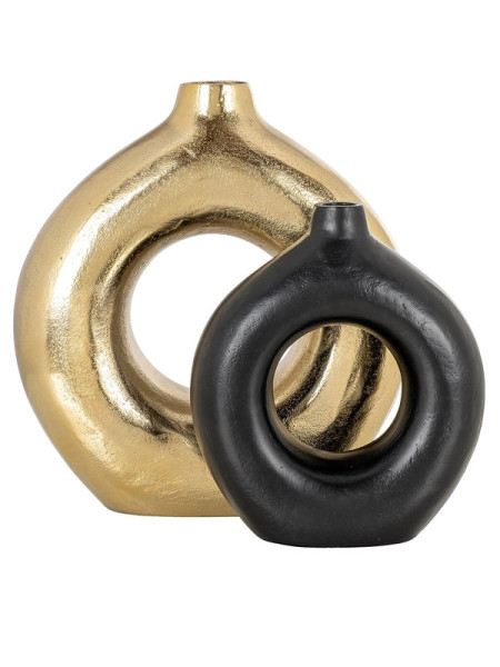 Vase Felice black H22cm (арт.VA-0249) Richmond