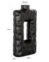 Vase Alain black H40cm (арт.VA-0284) Richmond