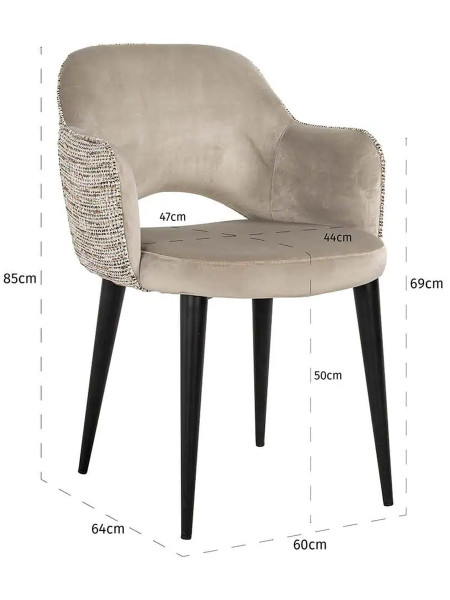 Стул Giovanna trendy nature (арт.S4483) Richmond