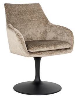 Вращающийся стул Marlon taupe chenille (арт.S4728)