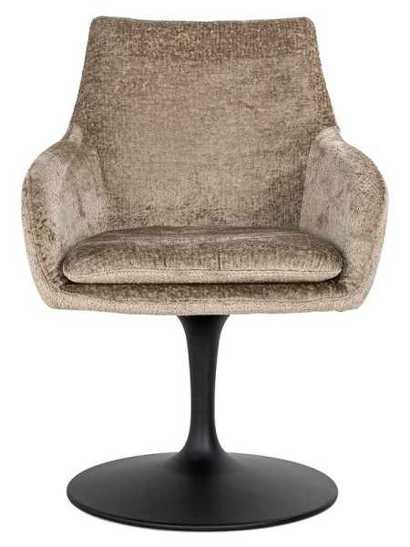 Вращающийся стул Marlon taupe chenille (арт.S4728) Richmond