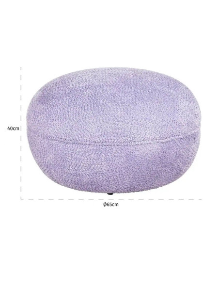 Пуф Jace lovely lavender Ø65cm (арт.S4737) Richmond