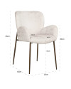 Стул Amber cream fusion (арт.S4746) Richmond