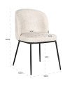 Стілець Elvi beige chenille (арт.S4750) Richmond