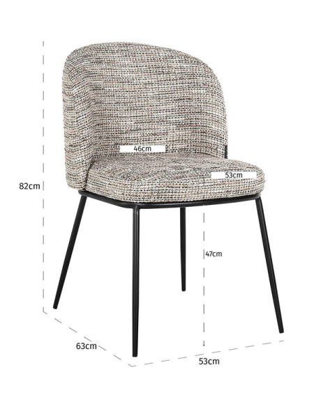 Стул Elvi trendy nature (арт.S4750) Richmond