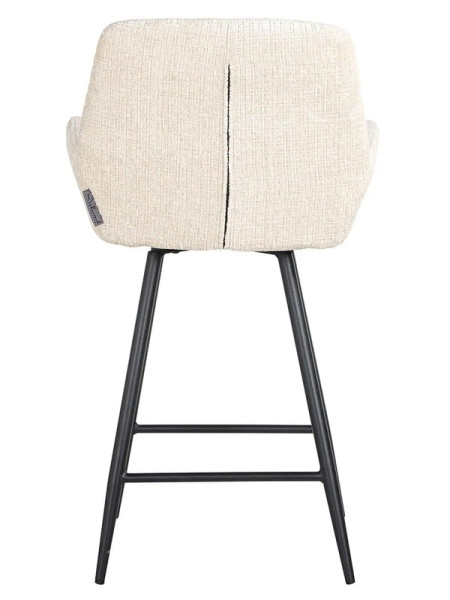 Обертовий напівбарний стілець Linsey beige chenille (арт.S4751) Richmond
