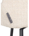 Обертовий напівбарний стілець Linsey beige chenille (арт.S4751) Richmond