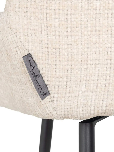 Обертовий напівбарний стілець Linsey beige chenille (арт.S4751) Richmond