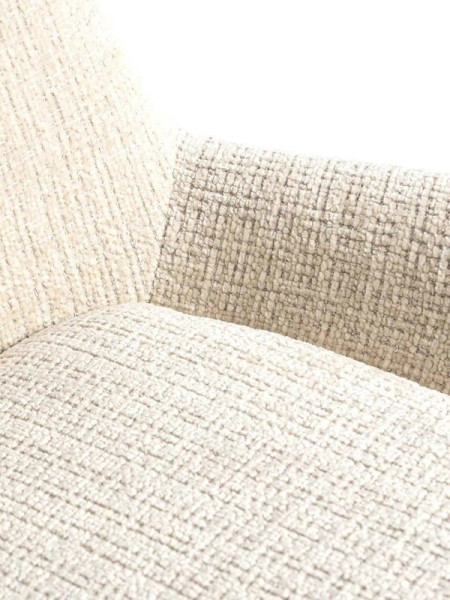 Обертовий напівбарний стілець Linsey beige chenille (арт.S4751) Richmond