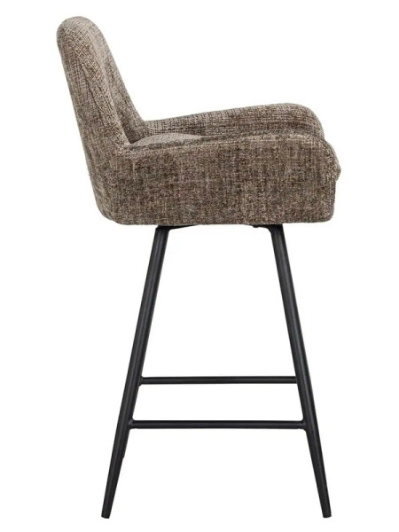 Обертовий напівбарний стілець Linsey stone chenille (арт.S4751) Richmond