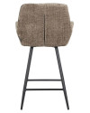 Обертовий напівбарний стілець Linsey stone chenille (арт.S4751) Richmond