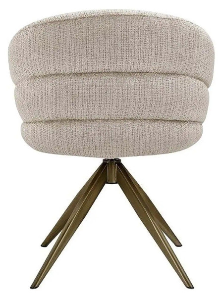 Вращающийся стул Zendaya beige chenille (арт.S4754) Richmond
