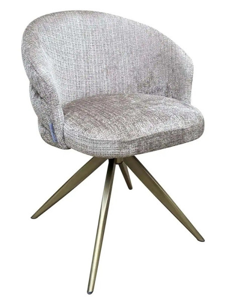 Вращающийся стул Zendaya stone chenille (арт.S4754) Richmond