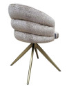Вращающийся стул Zendaya stone chenille (арт.S4754) Richmond