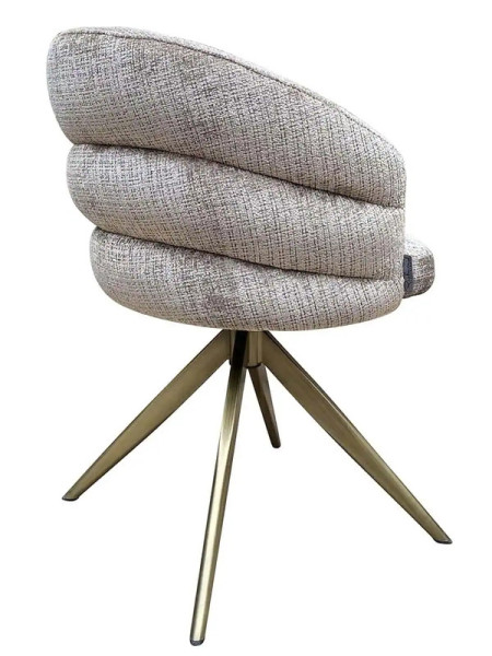 Вращающийся стул Zendaya stone chenille (арт.S4754) Richmond