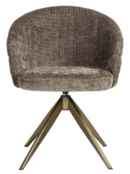 Вращающийся стул Zendaya stone chenille (арт.S4754) Richmond