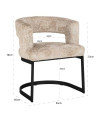 Стілець Ellis lovely beige (арт.S4756) Richmond