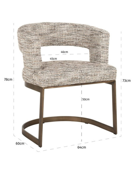 Стілець Ellis trendy nature (арт.S4756) Richmond