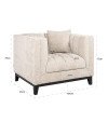 Easy Chair Beauchamp cream unicorn (арт.S5133) Richmond