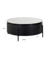 Coffee Table Santorini Ø90cm (арт.7683) Richmond