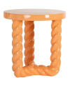 Side Table Rosly orange Ø45cm (арт.825247) Richmond