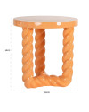 Side Table Rosly orange Ø45cm (арт.825247) Richmond