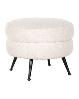 Пуф Amelia white faux Sheep (арт.S4521)