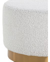 Пуф Emmy white boucle Ø70cm (арт.S4527) Richmond