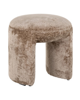 Пуф Fargo taupe chenille Ø45cm (арт.S4548)