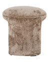 Pouffe Fargo taupe chenille Ø45cm (арт.S4548) Richmond