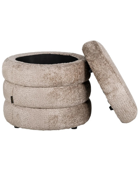 Pouffe Adele sheep nature Ø50cm (арт.S4615) Richmond