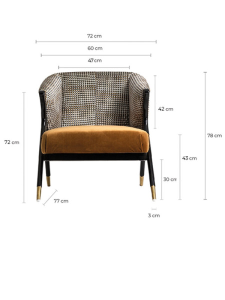 Крісло BRILLON (VC-25838) Vical Home