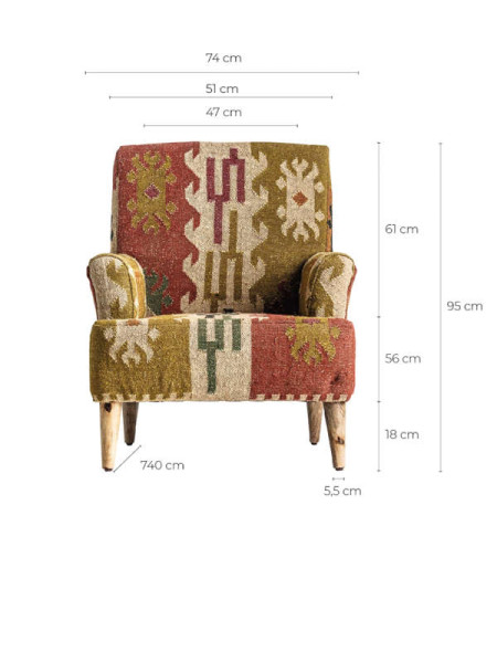 Armchair VETA (VH-26288) Vical Home