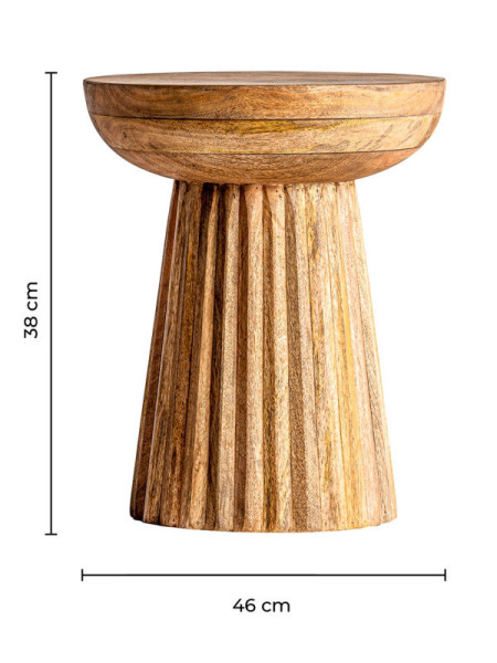 Столик PLISSE Ø38cm (VH-28591) Vical Home