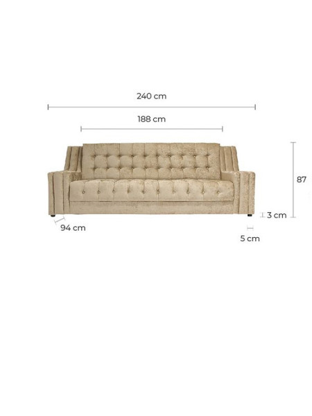 Sofa VC-25106 (240х95cm) Vical Home