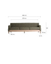 Sofa VH-25748 (260х80cm) Vical Home